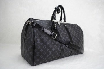 LOUIS VUITTON MONOGRAM CANVAS   VEJITAL DERI VALIZ 55X25CM