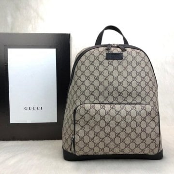 GUCCİ SUPREME BACKPACK %100 HAKİKİ DERİ SIRT ÇANTASI