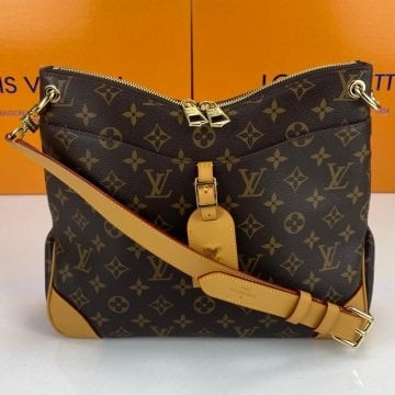 LOUIS VUITTON ODEN MONOGRAM CANVAS MM HAKİKİ VEJİTAL DERİ