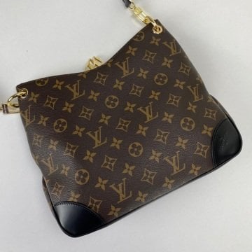 LOUIS VUITTON ODEN MONOGRAM CANVAS MM HAKİKİ VEJİTAL DERİ