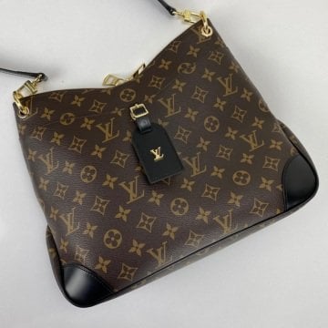 LOUIS VUITTON ODEN MONOGRAM CANVAS MM HAKİKİ VEJİTAL DERİ