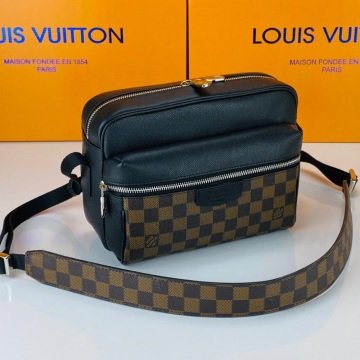 LOUİS VUİTTON OUTDOR MESSENGER CANVAS ERKEK POSTACI %100 HAKİKİ DERİ