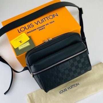 LOUİS VUİTTON OUTDOR MESSENGER CANVAS ERKEK POSTACI %100 HAKİKİ DERİ