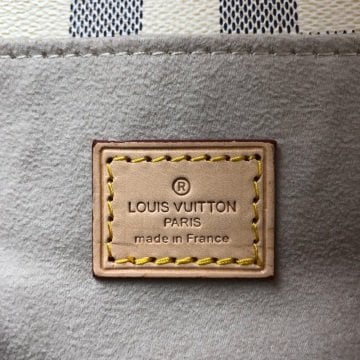 METIS POCHETTE DAMIER AZUR %100 HAKIKI VEJITAL DERI