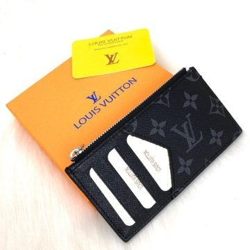 LOUIS VUITTON CARD HOLDER %100 HAKİKIİDERI TAİGA SİYAH