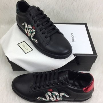 GUCCİ SNEAKERS BAYAN AYAKKABI %HAKİKİ DERİ