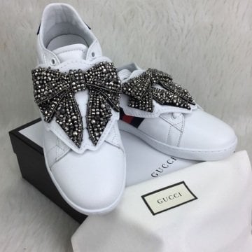 GUCCİ SNEAKERS BAYAN AYAKKABI %HAKİKİ DERİ