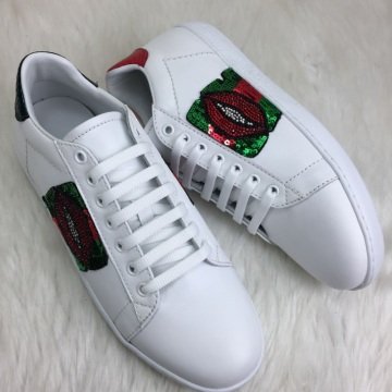 GUCCİ SNEAKERS BAYAN AYAKKABI %HAKİKİ DERİ