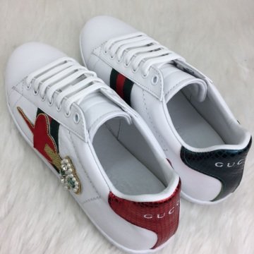 GUCCİ SNEAKERS BAYAN AYAKKABI %HAKİKİ DERİ