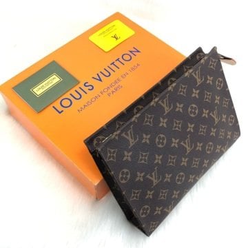 LOUİS VUİTTON POUCH 100% HAKİKİ DERİ