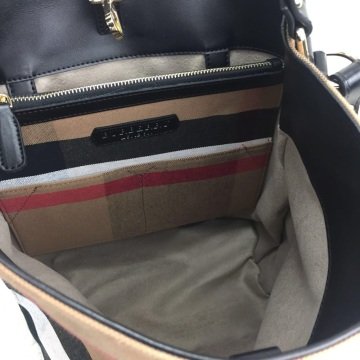 BURBERRY HOBO CANVAS SİYAH