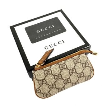 GUCCİ KEY POUCH 100% HAKİKİ DERİ ANAHTARLIK