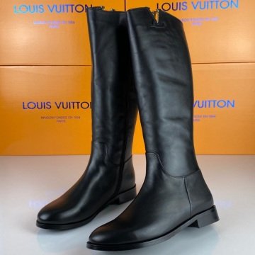 LOUİS VUİTTON  HERİTAGE HİGH BOOTS %HAKİKİ DERİ