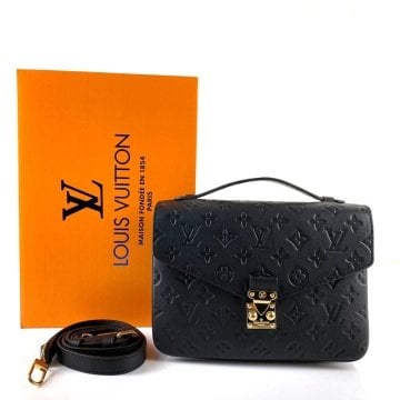 LOUİS VUİTTON METİS POCHETTE EMPREİNTE  %100 HAKIKI DERI SİYAH