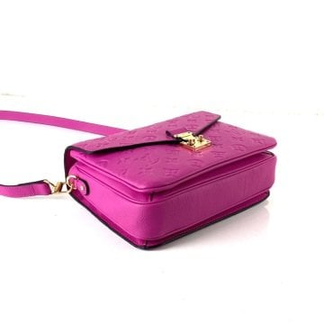 LOUİS VUİTTON METİS POCHETTE EMPREİNTE  %100 HAKIKI DERİ FUŞYA