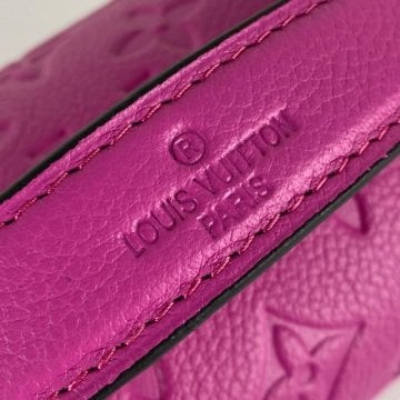LOUİS VUİTTON METİS POCHETTE EMPREİNTE  %100 HAKIKI DERİ FUŞYA