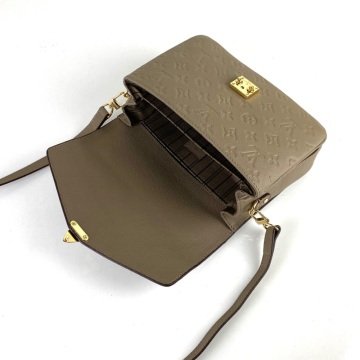 LOUİS VUİTTON METİS POCHETTE EMPREİNTE  %100 HAKIKI DERİ VİZON