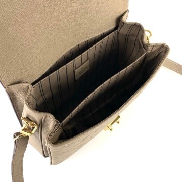 LOUİS VUİTTON METİS POCHETTE EMPREİNTE  %100 HAKIKI DERİ VİZON