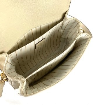 LOUİS VUİTTON METİS POCHETTE EMPREİNTE  %100 HAKIKI DERİ BEJ