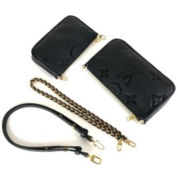Louis Vuitton Multi Pochette Accessoires Oversized Empreinte %100 Hakiki deri