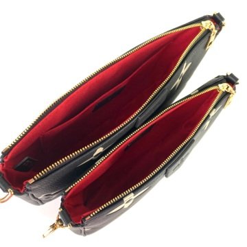 Louis Vuitton Multi Pochette Accessoires Bicolor Empreinte %100 Hakiki deri