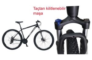 Salcano NG Team 200 29HD 19 Kadro Hidrolik Disk Fren Dağ Bisikleti (175 cm üstü boy) Siyah Gümüş