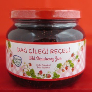 450 gr Dağ Çileği Reçeli, Cam Kavanoz