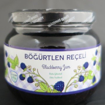450 gr Böğürtlen Reçeli, Cam Kavanoz