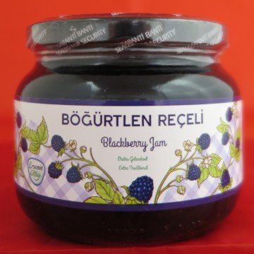 450 gr Böğürtlen Reçeli, Cam Kavanoz