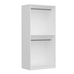 Minar Kale 2 Kapak Aynalı Zincir Dolap - Beyaz