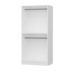 Minar Kale 2 Kapak Aynalı Zincir Dolap - Beyaz