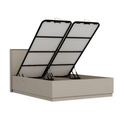 Kale Luxe 160x200 Baza Başlık Seti - Kumtaşı