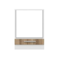 Minar Mutfak Alt Modül 1K 60Cm Ank Dolap Beyaz/Dore - D1