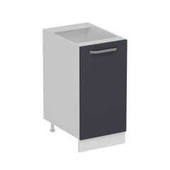 Minar Mutfak Alt Modül 1K1R 40Cm Dolap Beyaz/Antrasit - A1