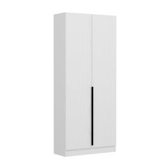 Minar Kale 210 Cm 2 Kapaklı 2B Raf Portmanto Byz Mbr Çizgili Byz