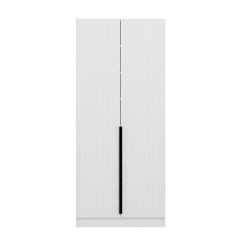 Minar Kale 210 Cm 2 Kapaklı 2B Raf Portmanto Byz Mbr Çizgili Byz