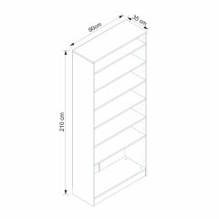 Minar Kale 210 Cm 2 Kapaklı 2B Raf Portmanto Byz Mbr Çizgili Byz