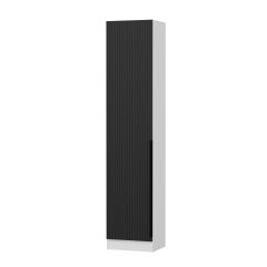Minar Kale 210 Cm 1 Kapaklı 1B Raf Portmanto Byz Mbr Çizgili Ant