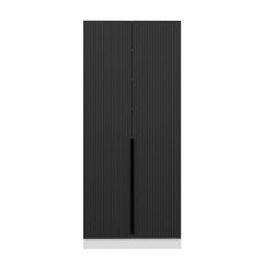 Minar Kale 210 Cm 2 Kapaklı 2B Raf Portmanto Byz Mbr Çizgili Ant