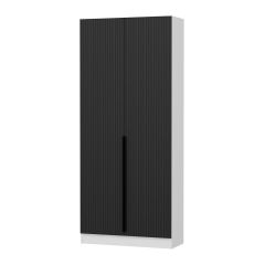 Minar Kale 210 Cm 2 Kapaklı 2B Raf Portmanto Byz Mbr Çizgili Ant