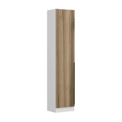Minar Kale 210 Cm 1 Kapaklı 1B Raf Portmanto Beyaz Dore Plus
