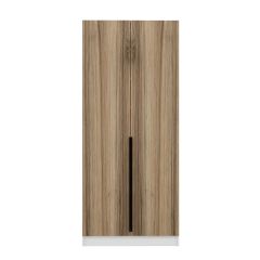 Minar Kale 210 Cm 2 Kapaklı 2B Raf Portmanto Beyaz Dore Plus