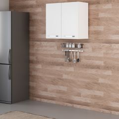 Minar Mutfak Üst Modül 2Dk1R 80Cm Dolap Beyaz - B1