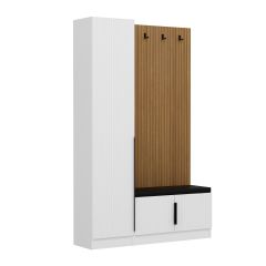 Minar Kale Dekor Panel Ayakkabılık Minderli Byz Mbr Çizgili Byz