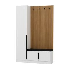 Minar Kale Dekor Panel Ayakkabılık Minderli Byz Mbr Çizgili Byz