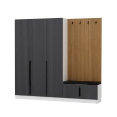 Kale Dekor Panel 3 K 1B Raf Portmanto+Ayk Mind Byz Mbr Çizg Ant