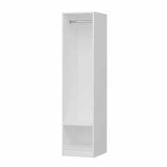 Minar Kale 1 Kapaklı Dolap Beyaz - Beyaz