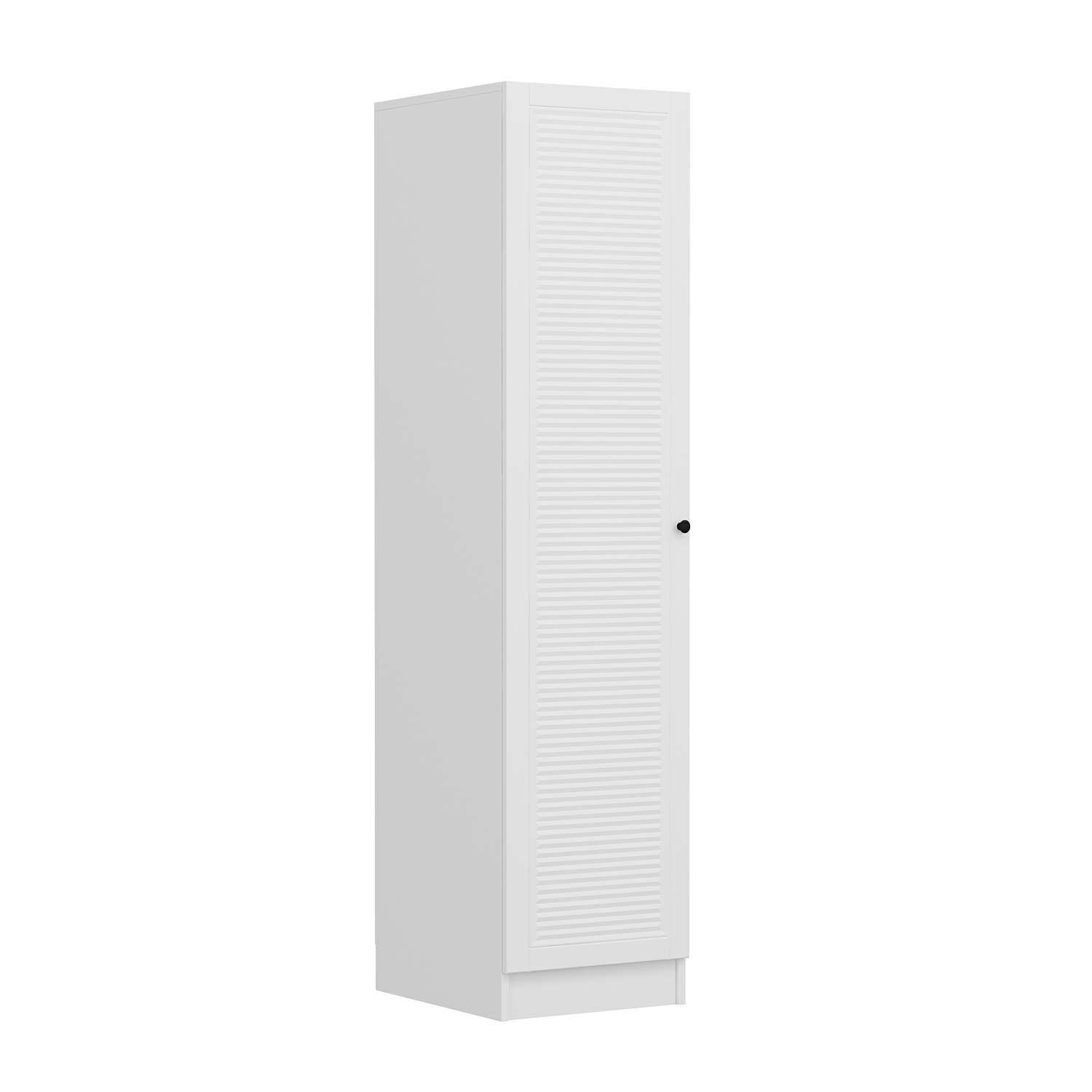 Minar Kale 1 Kapaklı Dolap Beyaz - Beyaz Panjur