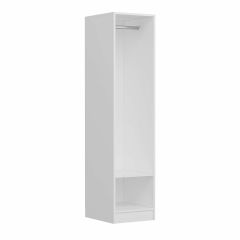 Minar Kale 1 Kapaklı Dolap Beyaz - Dore Plus