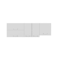 Minar 230 Cm Mutfak Dolabı Beyaz 230-B4-Üst Modül